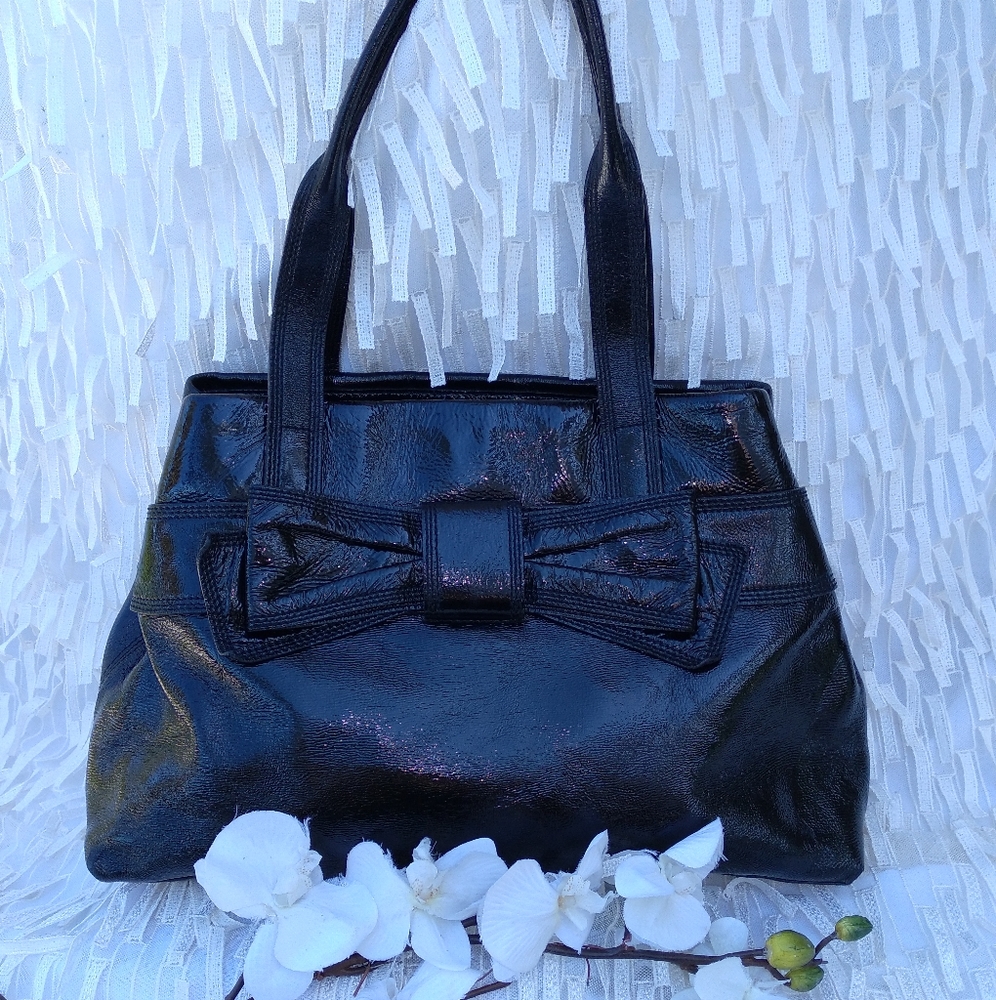 Kate Spade Patent Leather Bow Bag